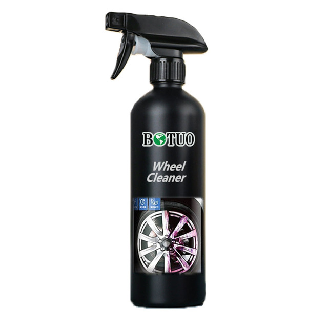 OEM ODM Free Sample 350ML 750ML Car Care Quickly Cleanings Wheel Cleaner Spray Iron Remover Liquid