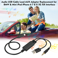 Cable USB de Audio, Adaptador AUX de Repuesto para BMW y Mini iPod iPhone 6 7 8 X XS XR