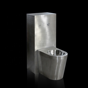 Siège de toilette électrique à usage commercial WC toilettes sanitaires toilettes à vide en acier inoxydable pour bateau - Product Image 3