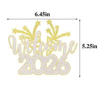 2026 Neujahr Weihnachten Cake Topper Cupcake Ornamente Back dekoration Frohes Neues Jahr Kuchen Dekorieren Party zubehör