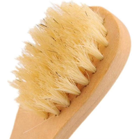 Cepillo de limpieza facial de bambú con cerdas suaves, exfoliante, para el cuidado de la piel, masaje linfático, cepillo para contorno, personalizado