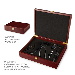 Kit d'outils à vin professionnel OEM, ouvre-bouteille de qualité supérieure, tire-bouchon et aérateur à vin, ensemble cadeau 4 en 1 - Product Image 6