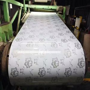 เหล็กม้วนเคลือบลายพิเศษ PPGI / เหล็กม้วนเคลือบลายดอกไม้ พร้อมจัดส่งรวดเร็ว - Product Image 1