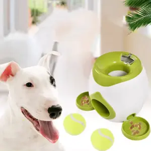 Pawise Outdoor Pet giocattoli interattivi per cani perdite cibo Slow Feeder Dog Ball Launcher trattare Dispenser IQ Training Fetch Ball Toy