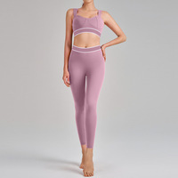 Nuevo Conjunto de Yoga Transfronterizo de Cintura Alta con Efecto Reductor y Control de Abdomen, Tirantes Finos y Espalda Hermosa para Correr