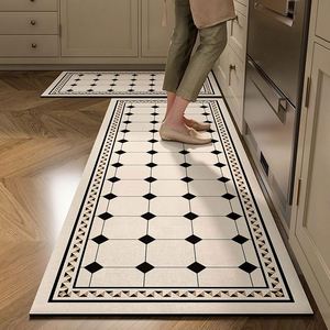 Modern Anti-Fatigue 2-Piece Kitchen Rug Set Handmade Silicone <b>Waterproof</b> Non-Slip <b>Floor</b> <b>Mats</b> with Novelty Pattern Washable - Product Image 4