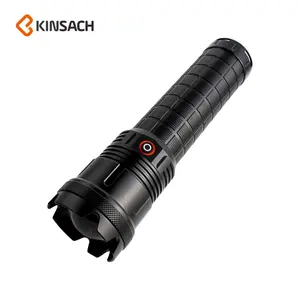 50W trắng Laser Zoom trắng Laser đèn pin thuận tiện ngọn đuốc vật liệu hợp kim nhôm Loại-C Sạc đèn pin