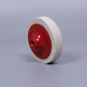 Disco de pulido de fieltro de lana de tamaño personalizado con eje roscado para amoladora angular - Product Image 1