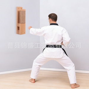แผ่นข่วนเล็บแมวไม้ติดผนัง ทนทาน ทำด้วยมือ สำหรับใช้ในบ้าน - Product Image 3