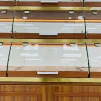 Edelstahl Titan-beschichtete LED-beleuchtete Bäckerei-Vitrine für Einkaufszentren und Gewerbliche Nutzung