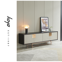Console de télévision moderne à 3 tiroirs, meuble de table pour le salon, en cristal argenté avec miroir, meuble TV