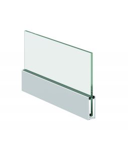 Profilé en aluminium 6063, base de marche, rail linéaire en U, balustrade sans cadre, <span class=keywords><strong>garde</strong></span>-<span class=keywords><strong>corps</strong></span> en verre pour balcon - Product Image 6