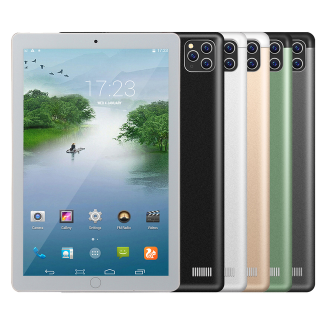 10.1 Inch IPS Tablet for Kids Stock Price Quad Core Android 6.0 3G Dual SIM Card 1G+16G Slot Phone/PC Educational Entertainment