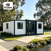 Maisons préfabriquées en acier galvanisé entièrement meublées, conteneurs extensibles avec porte coulissante, pour les fabricants de maisons et les petits logements.