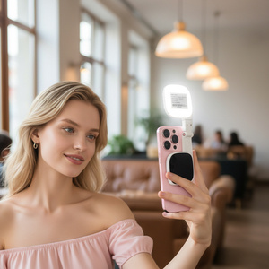 Lampu Selfie Magnetik untuk Ponsel, Lampu LED Portabel Multi-Temperatur, Cermin Rias HD, Lampu Ring Vlogging yang Dapat Diredupkan untuk <span class=keywords><strong>Mac</strong></span> - Product Image 1