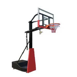 Venta al por mayor chico básquetbol objetivo-Soporte de baloncesto móvil con altura ajustable, portería de baloncesto para niños