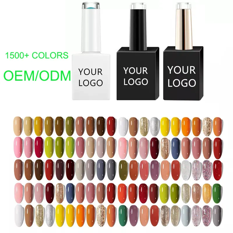 Groothandel Private Logo Professionele Langdurige Uv Led Nail Gel Fabrikant Doorweekt Hema Gratis Kleuren Gel Polish