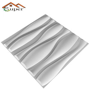 Plastic <strong>PVC</strong> 3D Wall Tiles 3D Wall Decor - Product Image 3