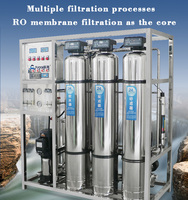 Système de purification d'eau potable par osmose inverse, machine de purification industrielle, filtre de purification, traitement de l'eau