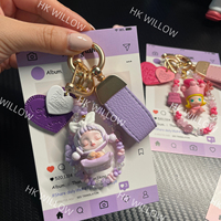 Esthetische Y2K ketting sleutelhangers Skullpanda telefooncharms dames schattige vlinder ster kralen telefoonkoord 10cm lage prijs groothandel