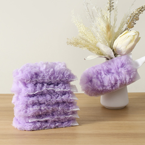 Plumeau multi-usages violet lavable avec design suspendu, plumeau de nettoyage en fibres magiques avec 6 recharges + 1 manche - Product Image 3