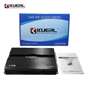 Amplificador de potencia para coche Kuerl C-328 de 4 canales, 3800W de alta potencia, actualización de audio para sistema de altavoces - Product Image 1