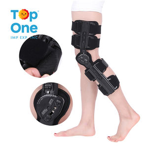 Top un côté charnières Fixation jambe soutien ouvert rotule stabilisation orthèse OA ROM genou immobilisateur - Product Image 1