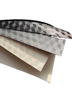 Bâche en tissu tissé robuste, imperméable et coupe-vent, enduite de PVC, 900-1450 GSM, gaufrée hexagonale, ignifuge