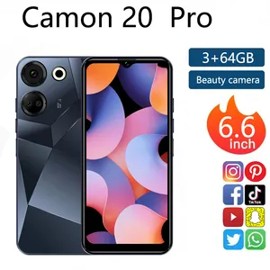 M-HORSE CAMON 20 Android 13 Smartphone 6.52" HD Screen Quad Core Up To 3GB+64GB 5000mAh Face Unlock Cellphones 128g