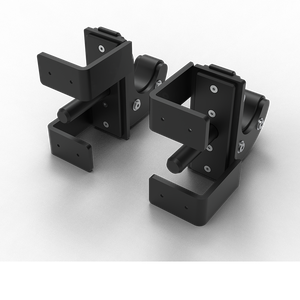 Crochets en J réglables QLI Power Steel Premium QPJH07 avec protection en plastique UHMW, accessoires pour rack de squat, pour la musculation à domicile - Product Image 2