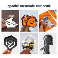 Pegatinas Personalizadas Holográficas Mate y Brillantes para Mascotas, Resistentes al Agua, en Forma de Círculo y Cuadrado, Troqueladas