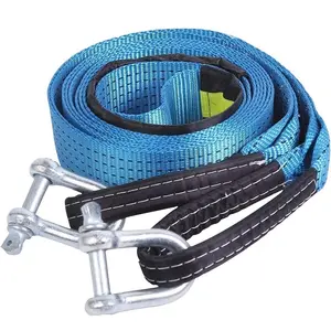 Kéo dây đeo Heavy Duty hot item công cụ khẩn cấp Heavy Duty Car Tow dây đeo điều khiển phục hồi sản phẩm Tow Strap Rope Ratchet