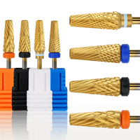 Forets à ongles super longs et de qualité supérieure Forets à ongles en carbure multifonctions à coupe tranchante et profonde Foret de manucure Foret de polissage en gel