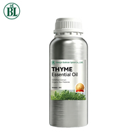 Huile de Thym 100% Pure Naturelle Biologique Antibactérienne Thérapeutique Hydratante Saveur Herbacée Distillée Naturelle Arbre à Thé Soin Corporel