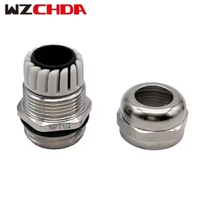 Wzchda M8 chất lượng cao Nickel mạ Brass Cable gland Metric chủ đề IP68 không thấm nước áp lực cao sức đề kháng JUNCTION Đồng - Product Image 6