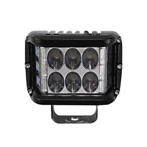 Barra luminosa da lavoro a led stroboscopica da 36w per camion ATV SUV 4WD luce da lavoro per fari fuoristrada luminosi a tre lati a LED