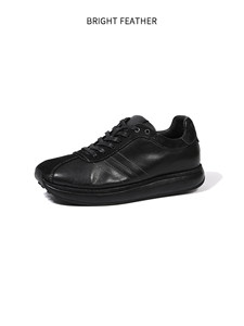 Stivali Desert in Vera Pelle Stile Vintage con Punta Rotonda e Lacci, <span class=keywords><strong>Scarpe</strong></span> da <span class=keywords><strong>Uomo</strong></span> con Suola Spessa, Casual Marroni Fatte a Mano per Viaggi d'Affari - Product Image 5