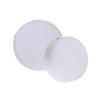 Éclairage intérieur monté en Surface 18w 24w 36w 48w plafonnier Commercial rond sans cadre panneau Led