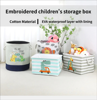 Grand panier à linge pliable en forme de lion de dessin animé, panier de rangement pour vêtements sales, panier organisateur de jouets pour enfants, baril de rangement pour articles divers