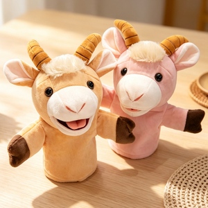 Títeres <span class=keywords><strong>de</strong></span> Mano <span class=keywords><strong>de</strong></span> Oveja y Cabra <span class=keywords><strong>de</strong></span> Peluche, Lindos y Interactivos, para Niños, Juego <span class=keywords><strong>de</strong></span> Imitación y Cuentos - Product Image 2