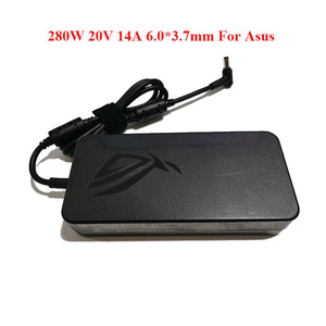 Venta caliente 280W 20V 14A 6,0*3,7mm adaptador de ordenador portátil para <span class=keywords><strong>Asus</strong></span> <span class=keywords><strong>ROG</strong></span> <span class=keywords><strong>Strix</strong></span> Scar 17 G732 nuevo <span class=keywords><strong>cargador</strong></span> de fuente de alimentación de CC - Product Image 2