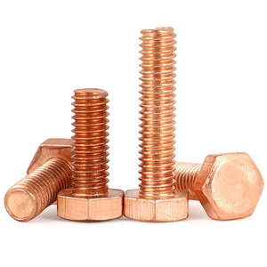 Pernos de cobre hexagonales t2, pernos din933 <span class=keywords><strong>din931</strong></span>, m4, m6, m8, m10 - Product Image 4