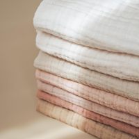 Plain Muslin Towels 100% Cotton Soft Baby Bath Towel,suitable for Newborn Girls and Boys 4layers