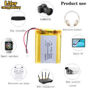 JST 2.0mm 3.7v <span class=keywords><strong>2400mAh</strong></span> 리튬 폴리머 배터리 104050 디지털 기기 배터리 UN38.3 CE - Product Image 5