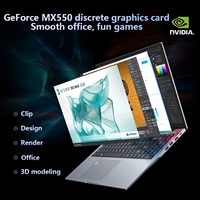 Ordinateur portable de jeu haute performance de 16 pouces, carte graphique dédiée MX550 de 4 Go, processeur Intel de 13e génération I7, conception d'ingénieur AutoCAD, grand écran, Windows