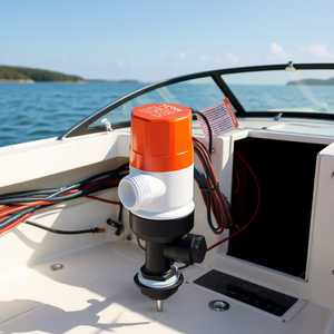 Pompa Aeratore Livewell 12V 1100GPH a Doppio Ingresso per Imbarcazioni Marine Modello D0100X3ERK6 - Product Image 2