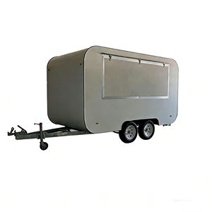 Carrito de Venta Ambulante Multifuncional de Acero Inoxidable para Helados, Desayunos y Aperitivos, Superventas - Product Image 3