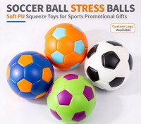 Balle anti-stress en PU en forme de globe avec logo personnalisé, jouet souple à presser pour soulager les mains, carte du monde, exercice manuel, enseignement, cadeau promotionnel d'entreprise