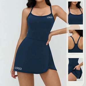 Vestido Deportivo Transpirable para Mujer, con Shorts, Material Spandex/Nailon, Secado Rápido, Logotipo en la Cintura, Nuevo, OEM - Product Image 1