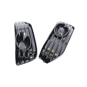 Volkswagen T5 Fog Light Frames Black ABS Grille Covers With And Without Holes For Front Bumper Light Trim - Product Image 4